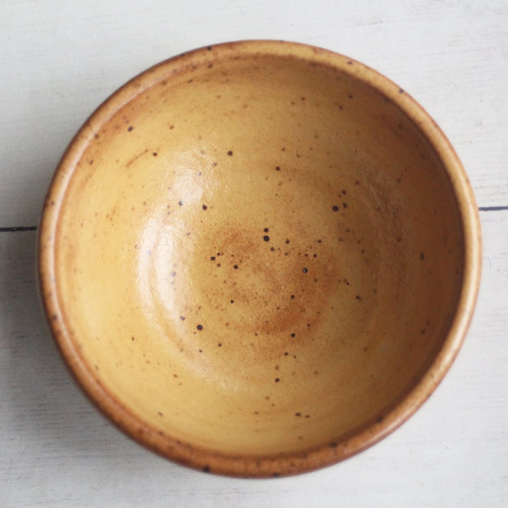 Andover Pottery — Rustic Raw Stoneware Prep Bowl in Brown Speckled