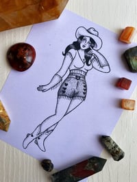 Cutie Cowgirl Print