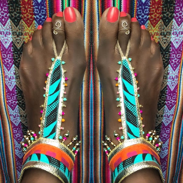 Image of Wandering Dancer Barefoot sandals 