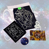 Image 4 of Triclops black tee