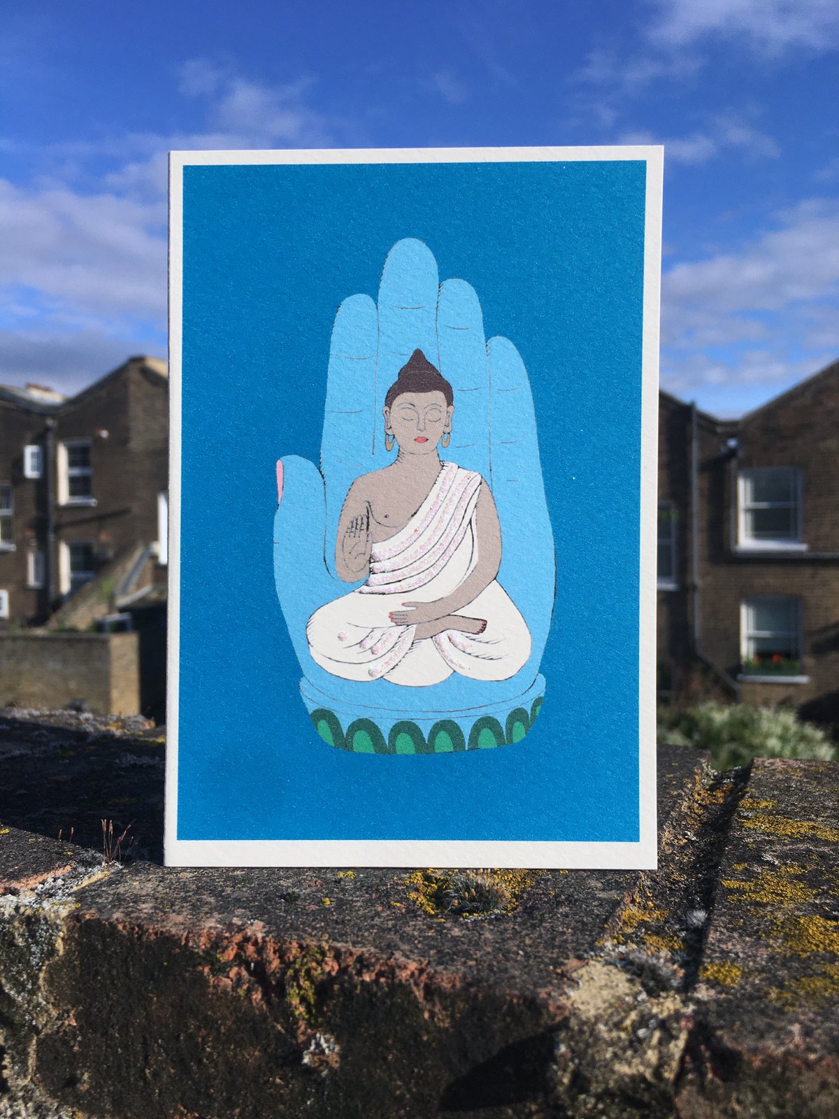 Buddha in Hand Card