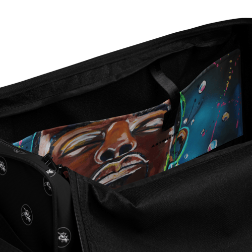 Image of ARTBYJCON "Lost In compliance" duffle bag