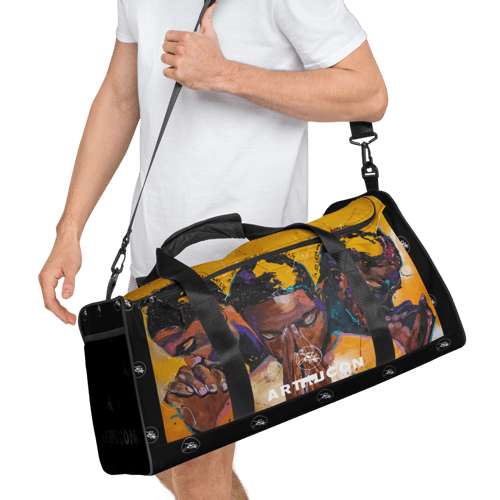 Image of ARTBYJCON "Lost In compliance" duffle bag