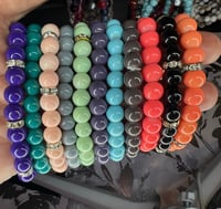 Solid Colors 8mm bracelets 