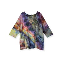 Image 1 of M Cotton Forager Top in Stormy Geode Ice Dye