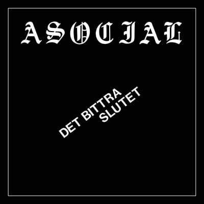 Image of ASOCIAL - "Det Bittra Slutet" 7" picture disc