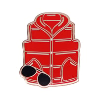 Image 1 of BACK TO THE FUTURE MCFLY RED VEST PIN