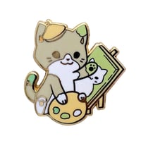 Image 1 of CAT ARTIST PIN