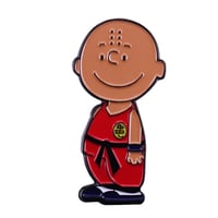 Image 1 of CHARLIE BROWN FIGHTER PIN