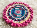 Pink Pop Tabby Circular Weaving