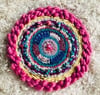 Pink Pop Tabby Circular Weaving