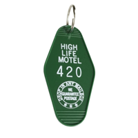 Image 1 of HIGH LIFE MOTEL 420 MOTEL KEYCHAIN