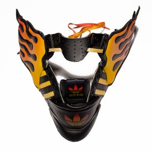 Image of SNEAKER WING MASK / JS AD / FIRE