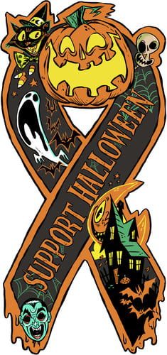 Image of Support Halloween Magnet