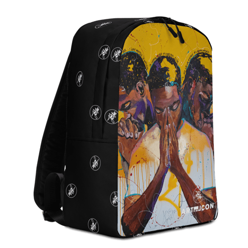 Image of "Lost in Compliance." ABJ Minimalist Backpack