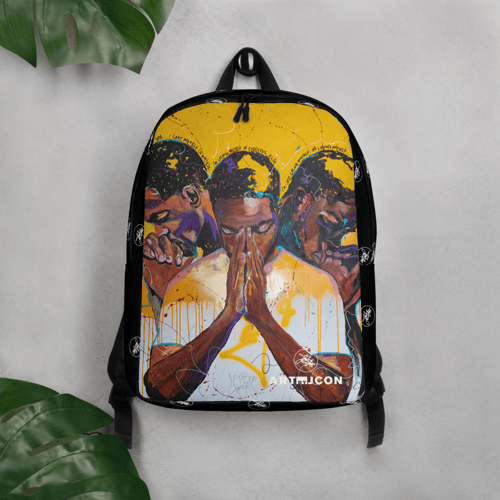 Image of "Lost in Compliance." ABJ Minimalist Backpack