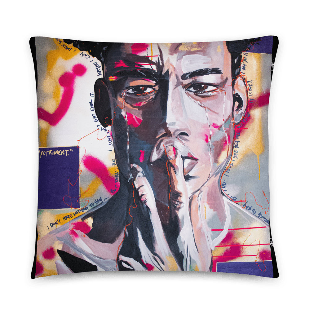 Image of "Detriment" Throw pillow