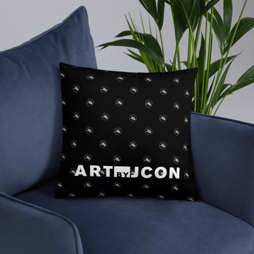 Image of "Detriment" Throw pillow