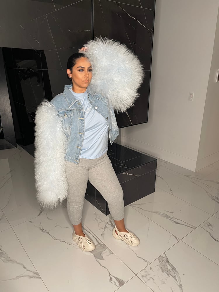 Jean jacket 2025 with fur