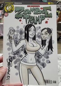 Image of Zombie Tramp Eyes Original Copic Marker Sketch