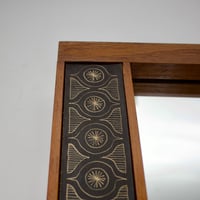 Image 2 of Teak Wall Mirror by Hans-Agne Jakobsson, Åhus Sweden, 1950s