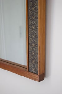Image 3 of Teak Wall Mirror by Hans-Agne Jakobsson, Åhus Sweden, 1950s