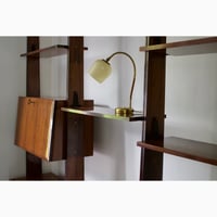 Image 5 of Floor to Ceiling Shelving System Attributed to Dassi, Italy 1950s