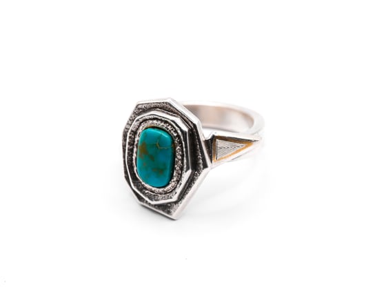 Image of Winged Turquoise Ring