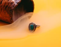 Image 3 of Winged Turquoise Ring 