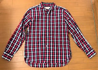 Image 1 of Haversack Japan vintage style plaid button down shirt, size L (fits M)
