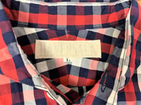 Image 3 of Haversack Japan vintage style plaid button down shirt, size L (fits M)