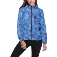 Image 2 of Blue AK Pattern Windbreaker