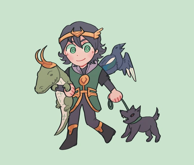 Kid Loki Acrylic Charm