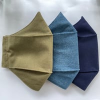 Solid Colour Reusable Face Mask 3 Layer