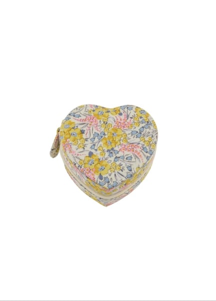 Image of Jewellery Box Heart - Liberty Swirling Petals