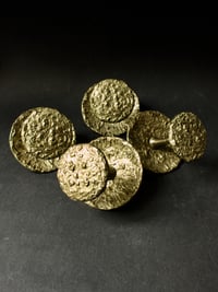 Image 1 of Large Brass Coat Hangers (Set of Four)