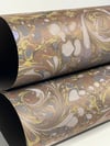 Marbled Paper Chocolate Swirls - 1/2 sheets