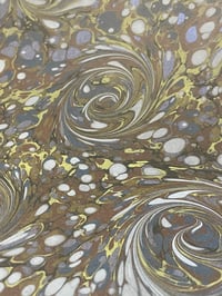 Image 3 of Marbled Paper Chocolate Swirls - 1/2 sheets