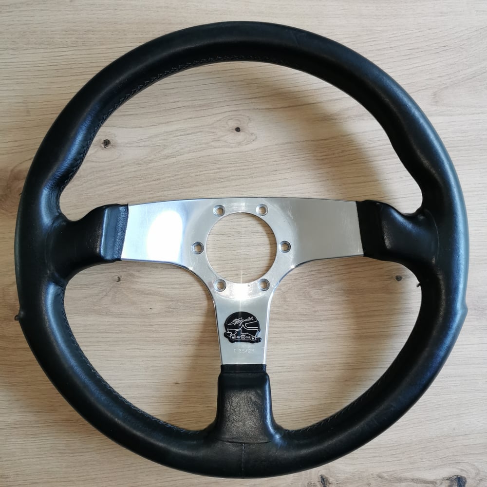 Volant cuir et chrome Nardi Personal Fittipaldi