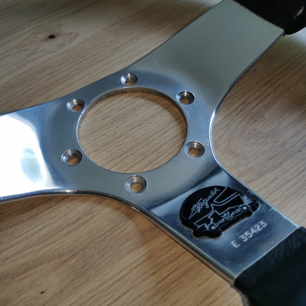 Volant cuir et chrome Nardi Personal Fittipaldi