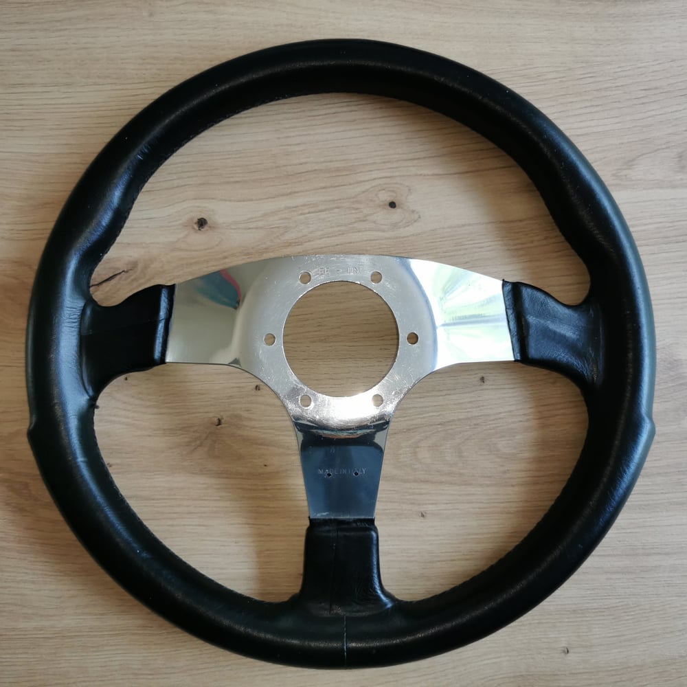 Volant cuir et chrome Nardi Personal Fittipaldi