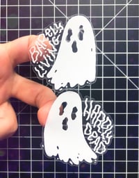 Image 2 of Existential Ghost Clear Stickers