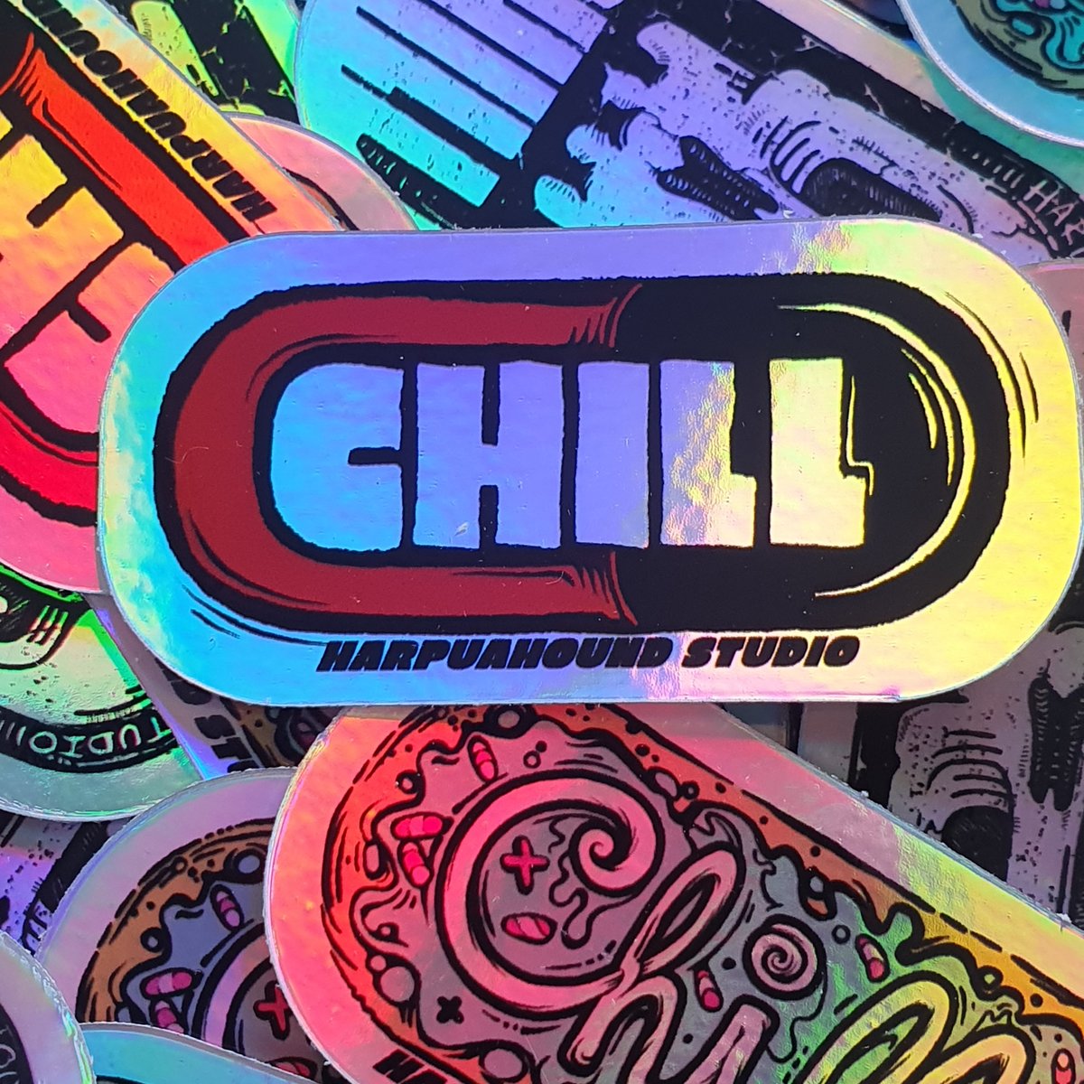 Chill Pill Holographic Slap Pack
