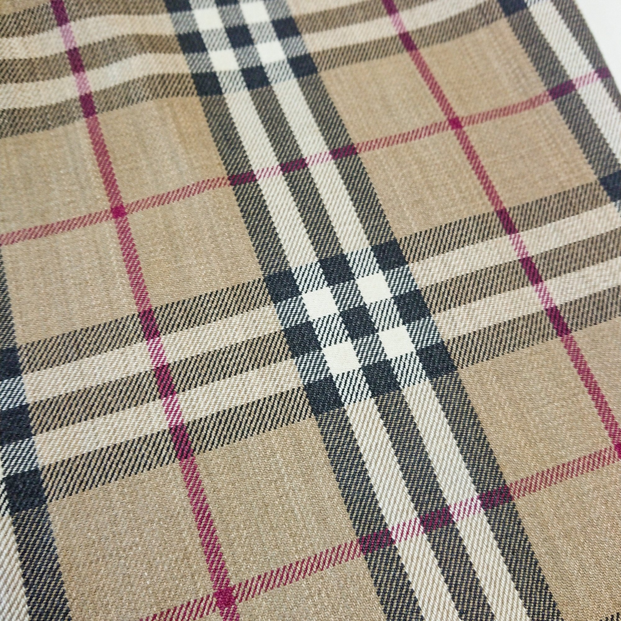 Image of Burberry London Nova Check Flared Trousers