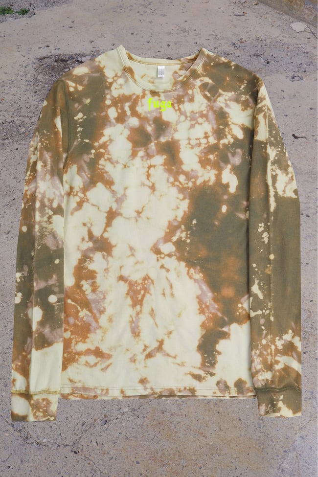 Beige dye heavyweight longsleeve