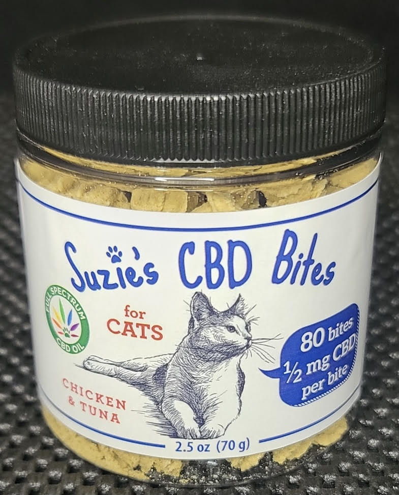 Image of Suzie's CBD Cat Bites (Chicken & Tuna)