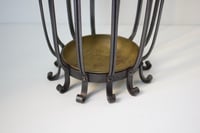 Image 2 of Italian Umbrella Stand with Brass Tray