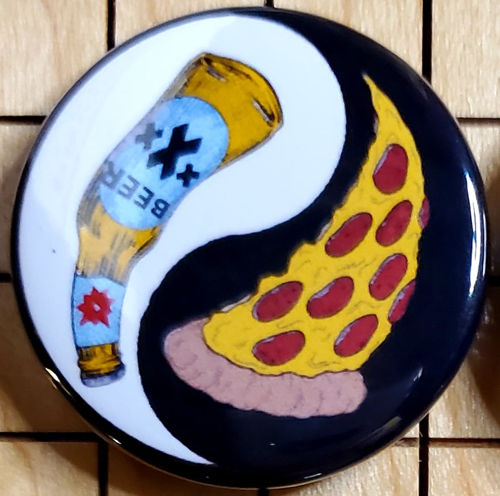 Pizza and Beer Yin To My Yang