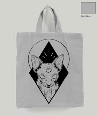 Tote Bag Sphynx Gris 