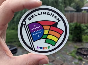 Image of Bellingham Pride Waving Sticker